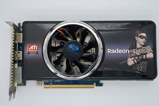 蓝宝石SAPPHIRE HD4860 512MB 显示卡（ATI Radeon HD4860芯片）